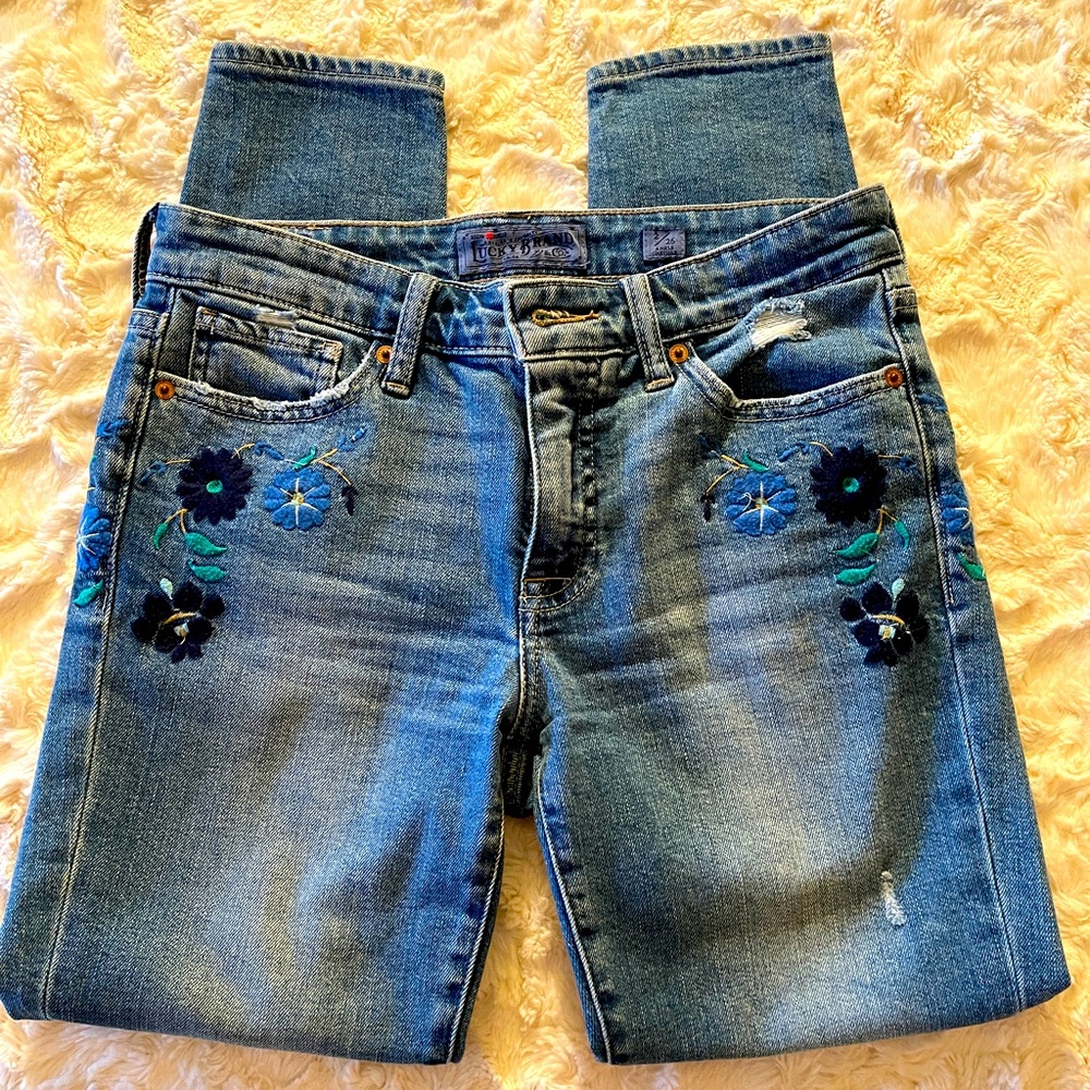 Lucky Brand, size 2/26, inseam 26 1/2, Skinny